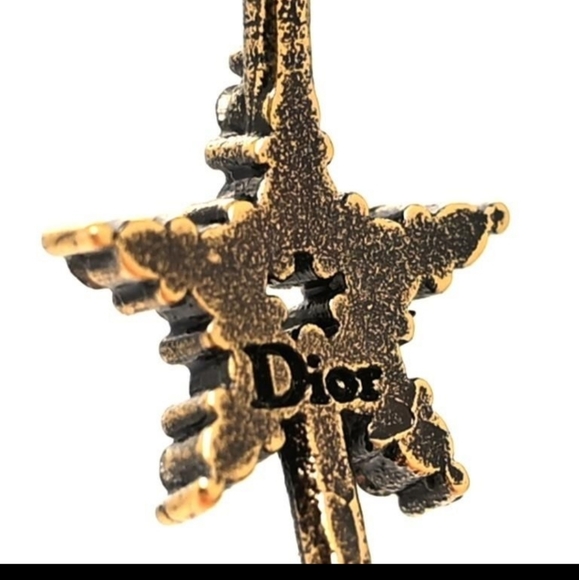 Christian Dior J'Adior Hoop Gold Tone Earrings - Picture 3 of 4